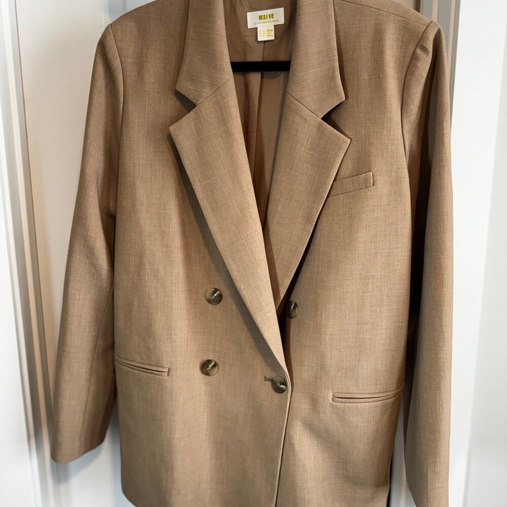 New - Maeve by Anthropologie Double Breasted Blazer